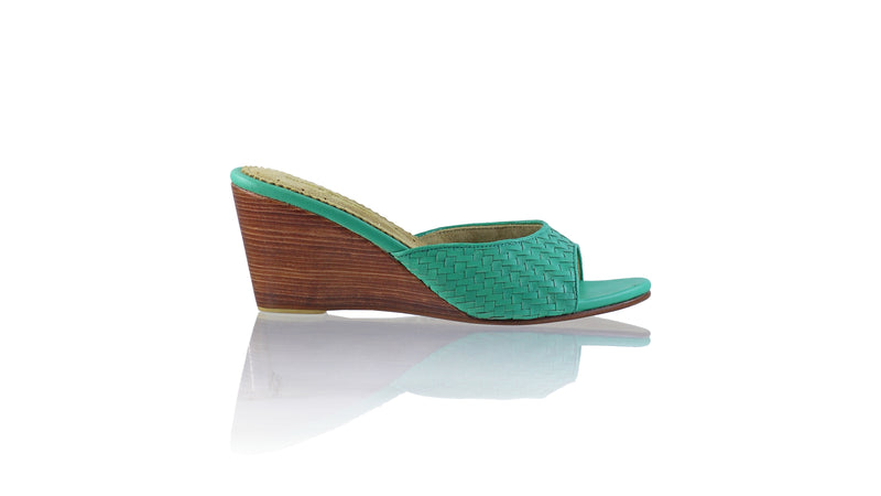 Gita Woven 80mm Wedges - Tosca