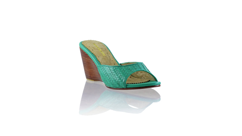 Gita Woven 80mm Wedges - Tosca