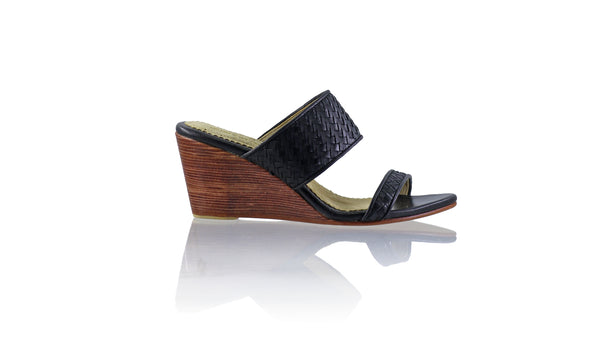 Maria 80mm Wedges - Black