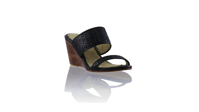 Maria 80mm Wedges - Black