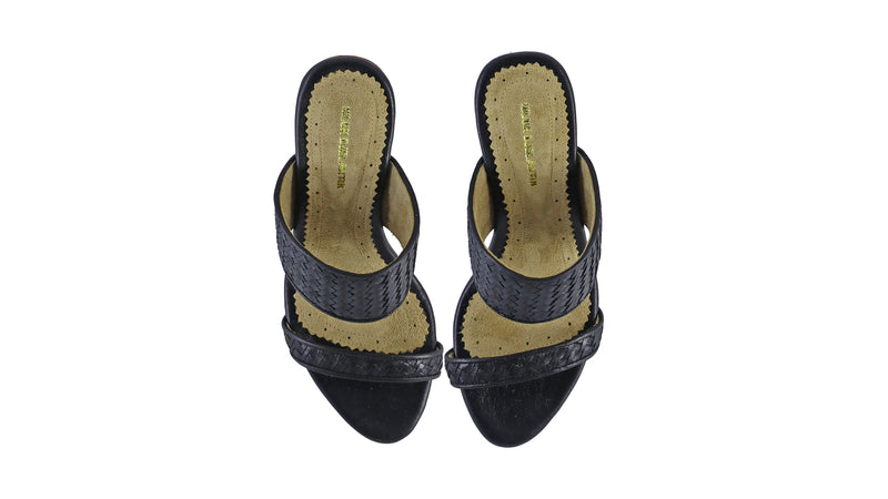 Maria 80mm Wedges - Black