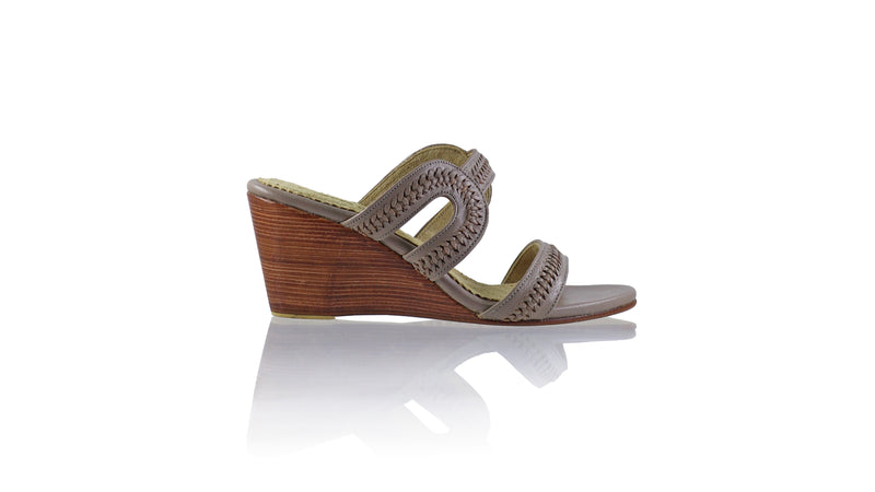 Tamie 80mm Wedges - Mauve