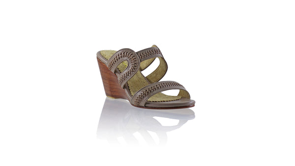 Tamie 80mm Wedges - Mauve