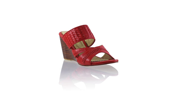 Happy Without Strap 80mm Wedges  - Red