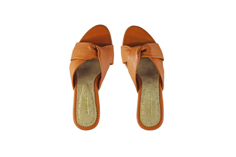 Sally 80mm Wedges - Camel