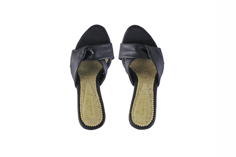 Sally 80mm Wedges - Black