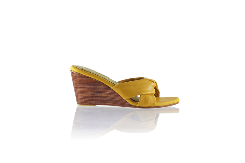 Sally 80mm Wedges - Mustard