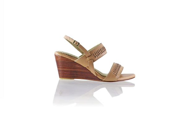 Sahara 80MM Wedges - Baby Pink