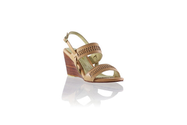 Sahara 80MM Wedges - Baby Pink