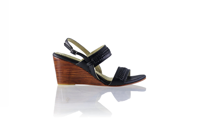 Sahara 80MM Wedges - Black