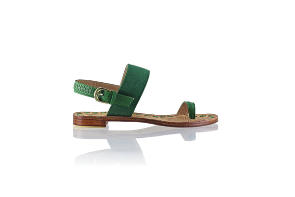 Prana 20mm Flat - Dark Green & Dark Green Ribborn