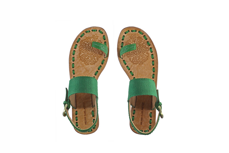 Prana 20mm Flat - Green & Green Ribborn