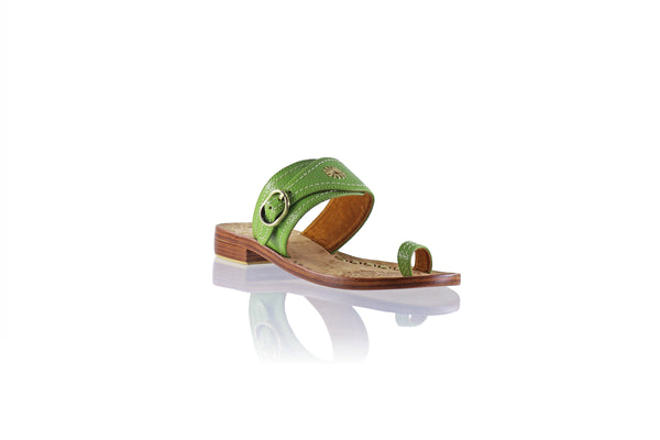 Salma 20mm Flat - Green BKK & Gold