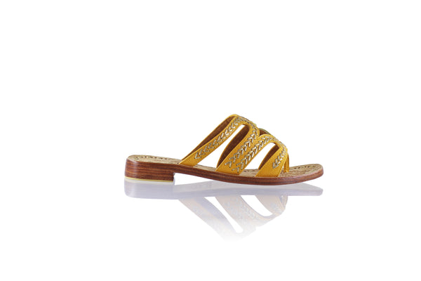 Suri 20mm Flat - Mustard BKK & Gold