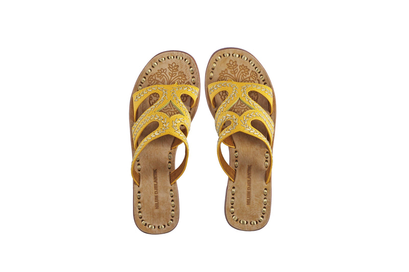 Suri 20mm Flat - Mustard BKK & Gold