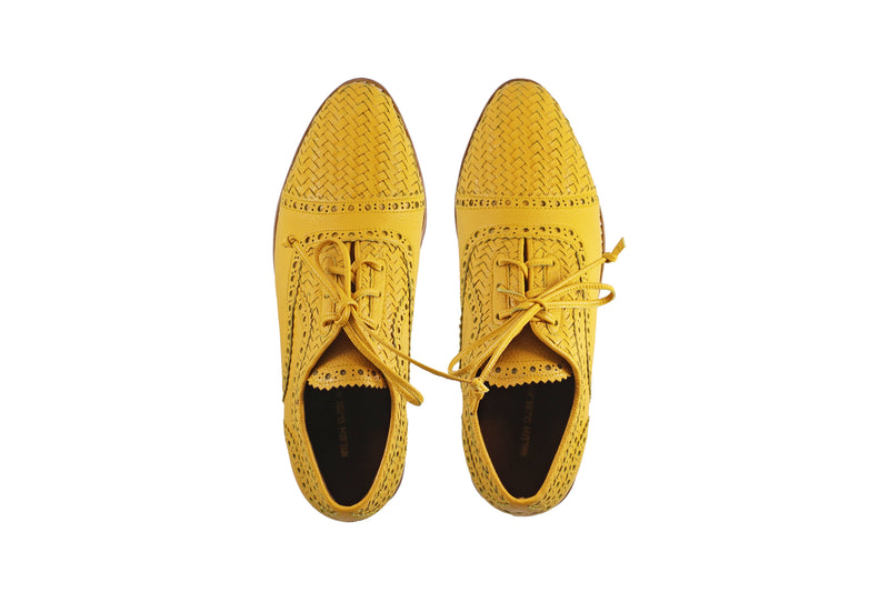 Nicola 25mm Flat - Mustard BKK