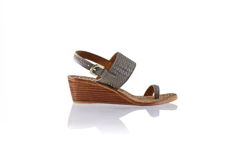 Prana 50mm Wedges - Grey BKK