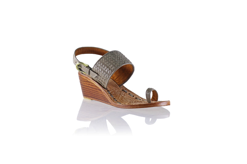 Prana 50mm Wedges - Grey BKK