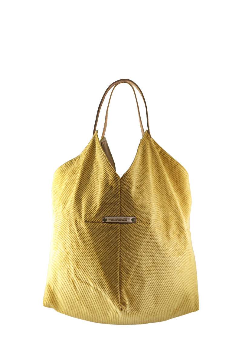 Saraswati Origami Tote Bag - Tan