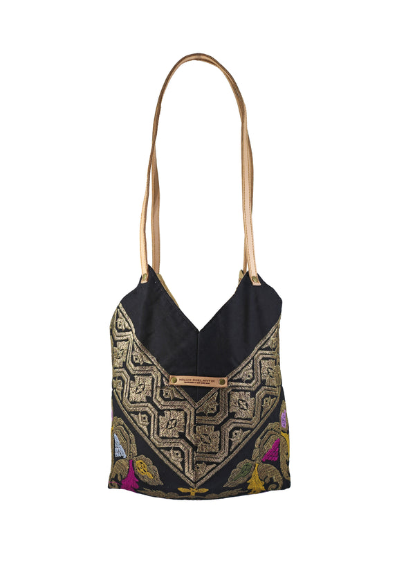 Saraswati Origami Tote Bag - Black Dewi