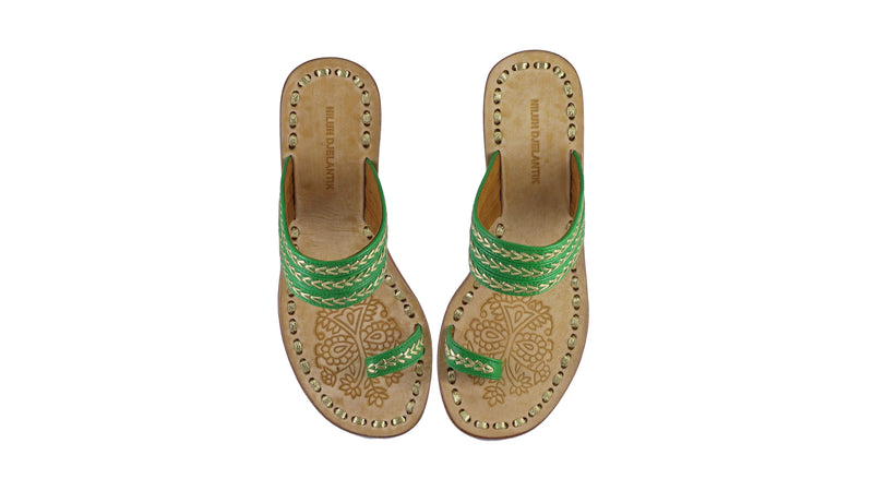 Merauke 35mm Wedge - Green & Gold