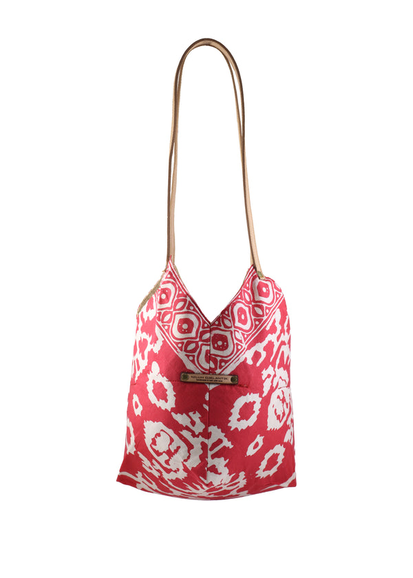 Saraswati Origami Tote Bag - Red Thunder