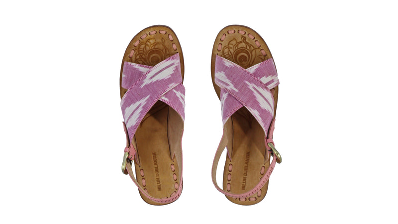 Ines Strap 20mm Flat - Soft pink & Pink Pioni Endek