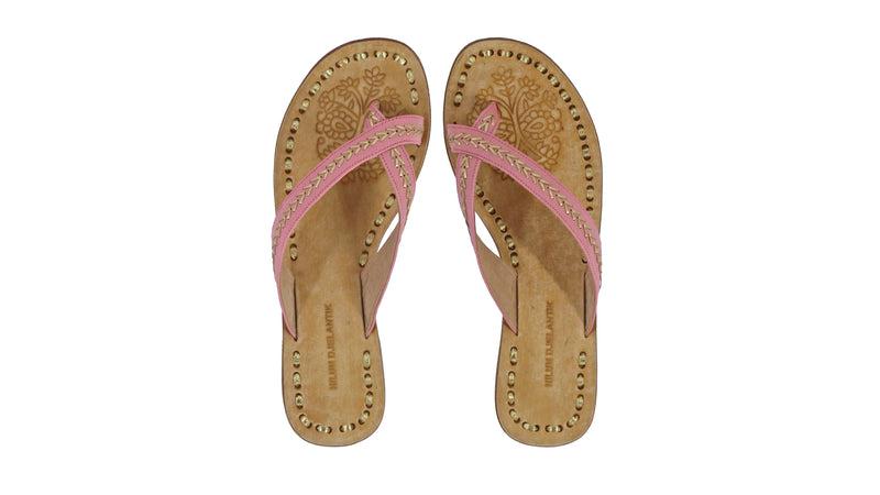 Louis 20mm Flat  - Soft Pink & Gold